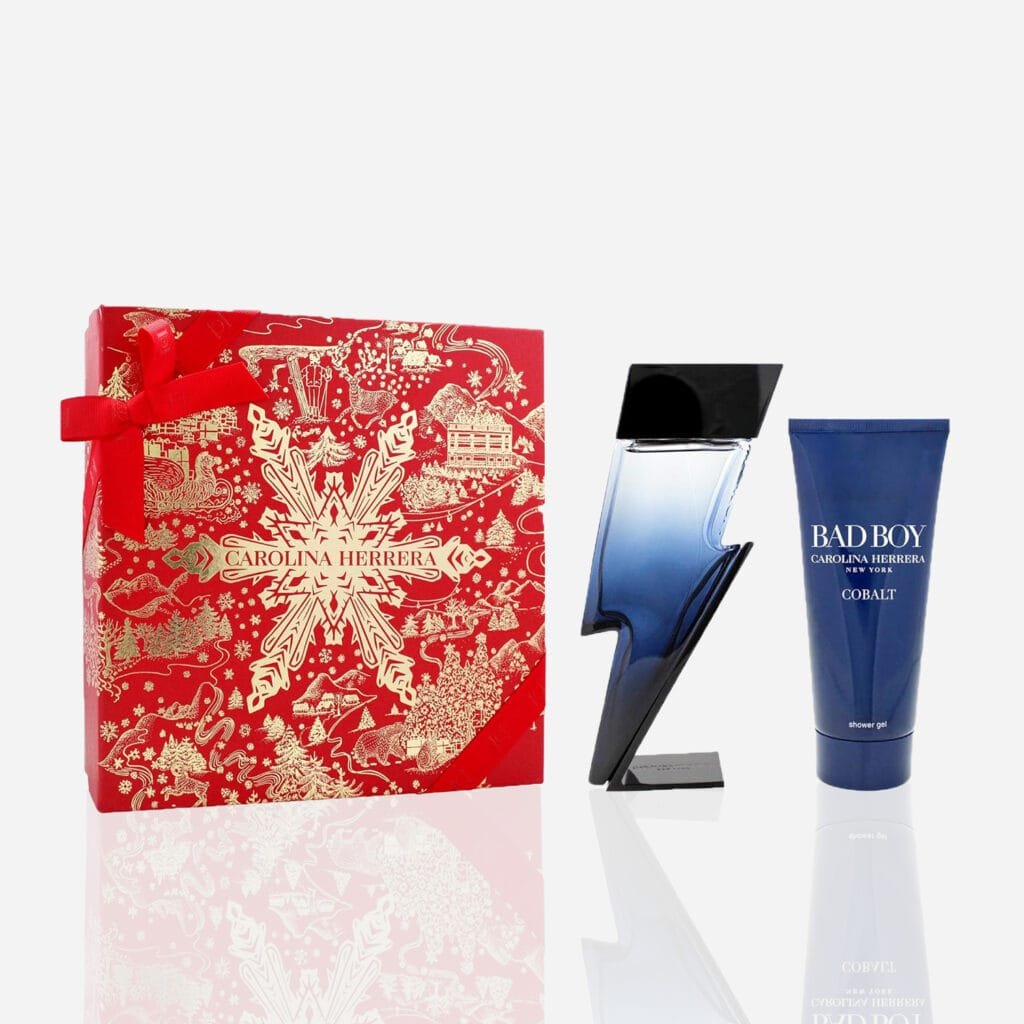 Carolina herrera bad boy cobalt men's perfume gift set