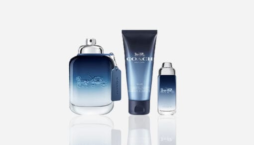 Coach Blue Perfume Set 3 Piece Eau de Toilette Gift Set