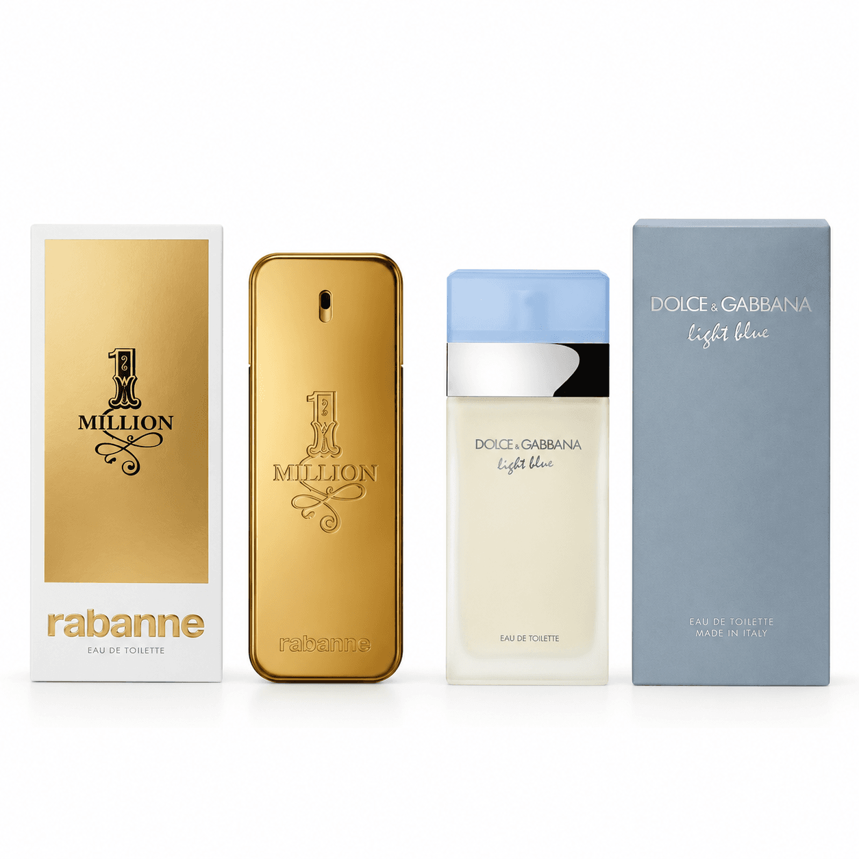 Couple Bundle Deal | 1 Million & Dolce & Gabbana Light Blue 100ml