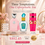 Oud Set for Her | Delilah Pour Femme, Thameen Musk So Poudree & Yara Candy