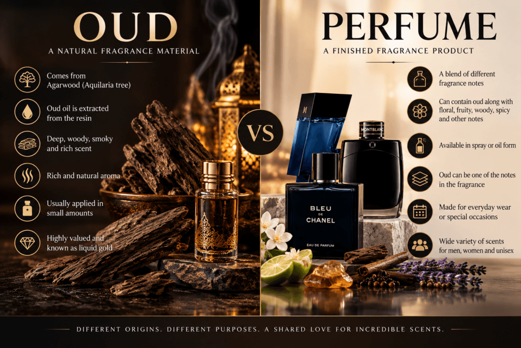 oud vs perfume comparison